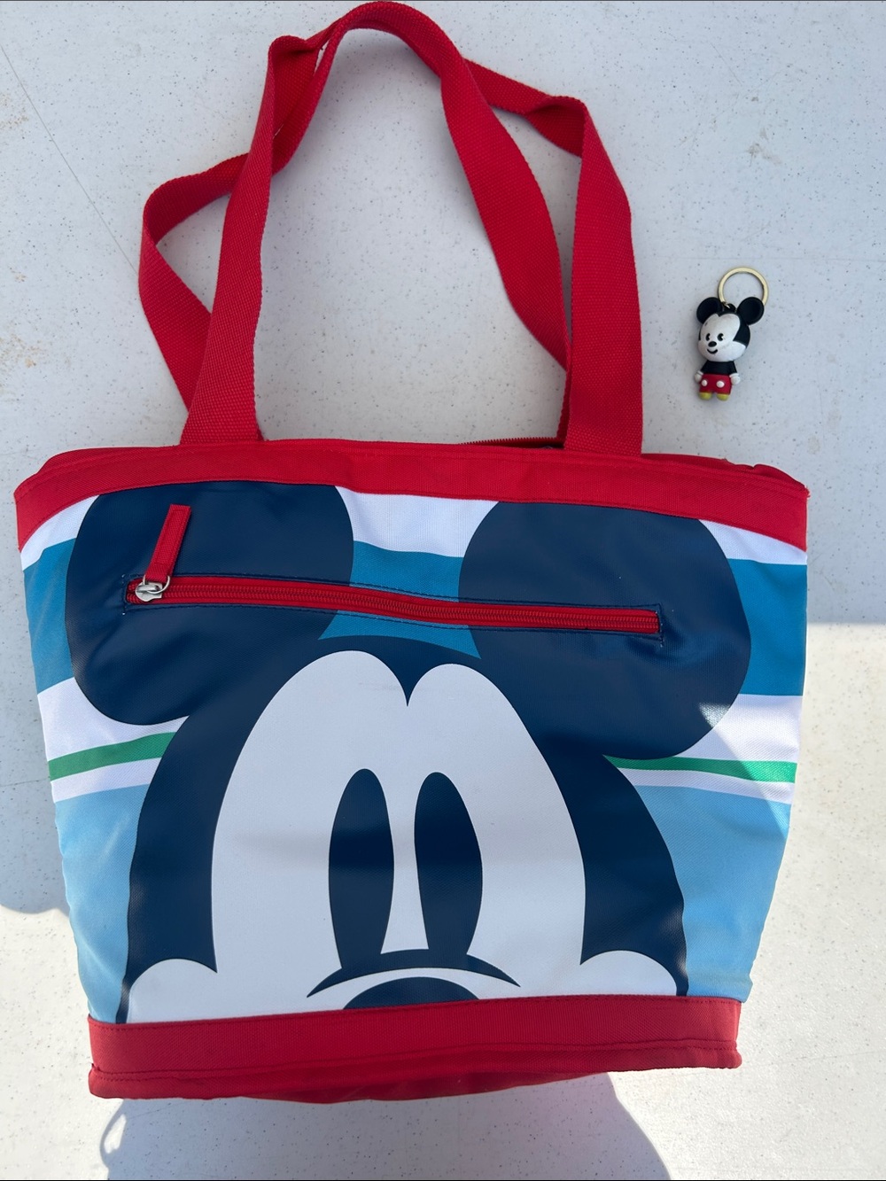Disney Mickey Mouse Red Blue Kids Tote Bag